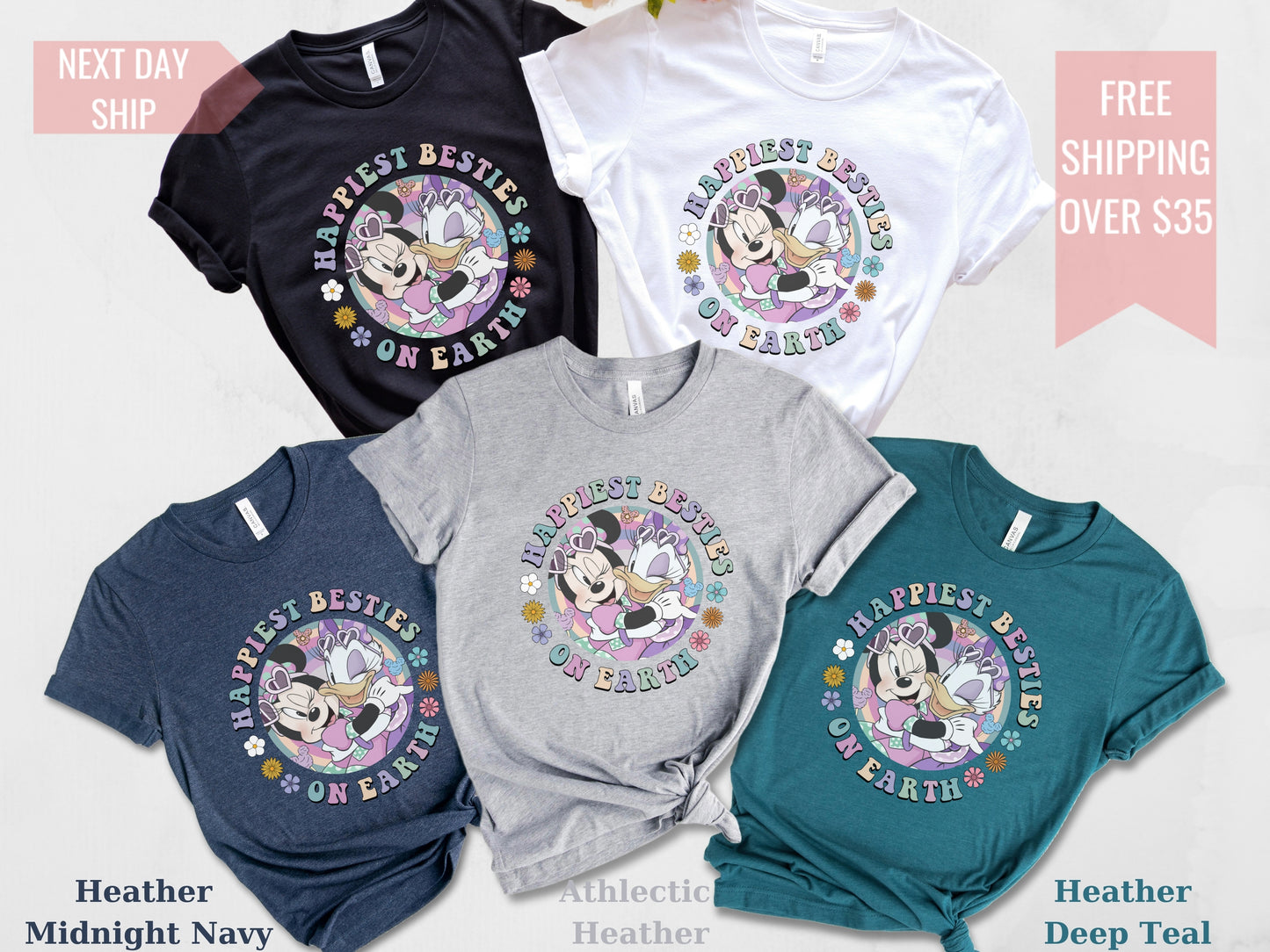 Happiest Besties on Earth Shirt - Girls Disney Trip Tee