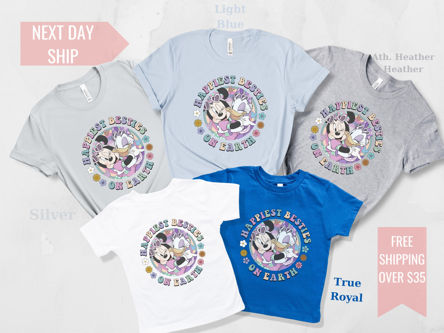 Happiest Besties on Earth Shirt - Girls Disney Trip Tee