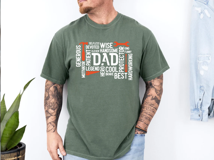 Comfort Colors Dad Shirt, Fathers Day Shirt, Trendy Daddy Shirt, Gift for New Dad, Custom Colors Men's shirt, Dad T-Shirt, Fathers Day Gift