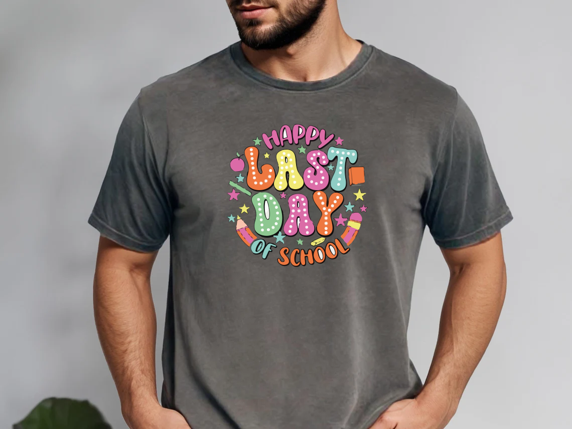 Happy Last Day Of School T-shirt, Last Day Of School Shirt, Teacher Shirt, Teacher Shirts Last Day Of School, Teacher Off Duty Gift Shirt