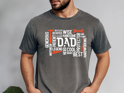 Comfort Colors Dad Shirt, Fathers Day Shirt, Trendy Daddy Shirt, Gift for New Dad, Custom Colors Men's shirt, Dad T-Shirt, Fathers Day Gift