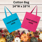 Custom Bag, Custon Photo on Bag, Custom Text on Bag, Q-Tees - Tote Bag