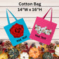 Custom Bag, Custon Photo on Bag, Custom Text on Bag, Q-Tees - Tote Bag