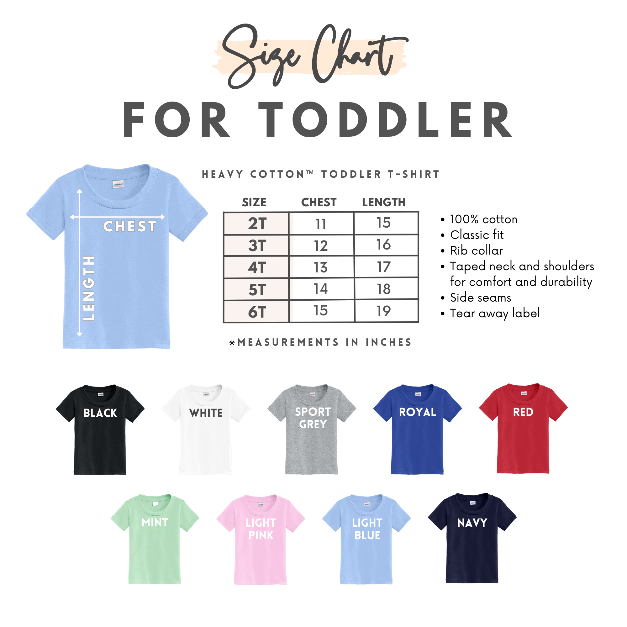 100 Custom T-Shirts (Adult, Youth & Toddler Sizes) for Only $549 - FREE SHIPPING!